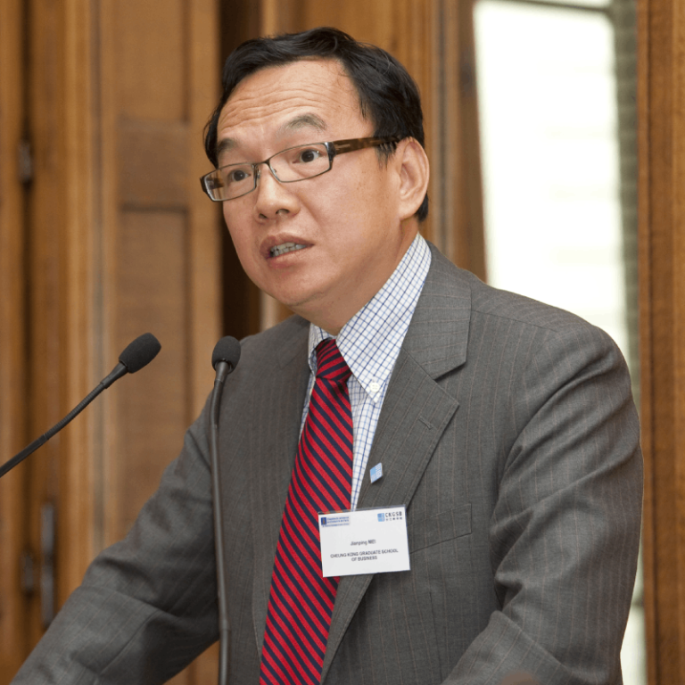 MEI Jianping, Professor of Finance, Cheung Kong Graduate School of Business (CKGSB)

PhD, Princeton University