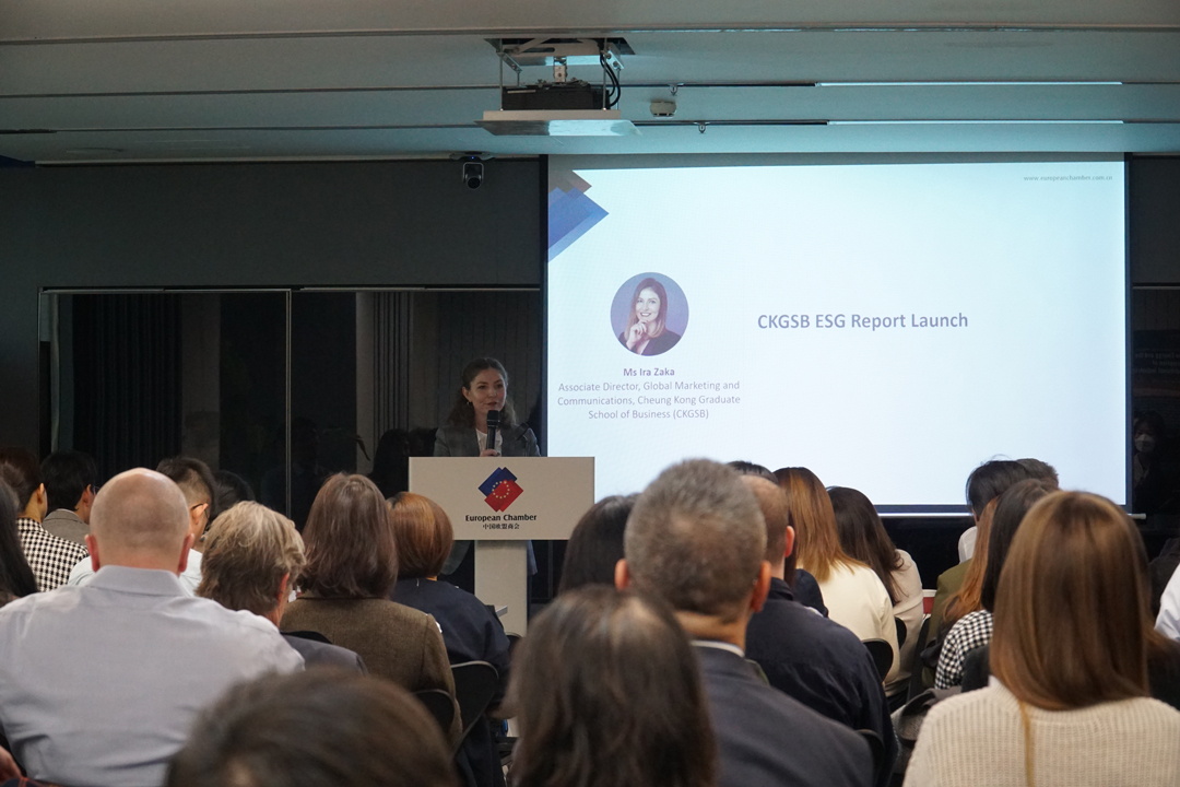 CKGSB ESG and Social Innovation Report by Ira Zaka - CKGSB